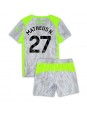 Billige Manchester City Matheus Nunes #27 Tredjedraktsett Barn 2025-26 Kortermet (+ Korte bukser)